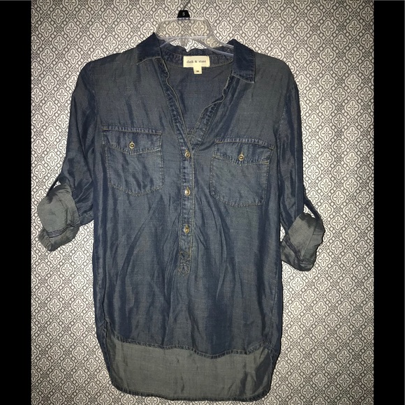 cloth & stone Tops - Anthropologie Cloth & Stone chambray shirt